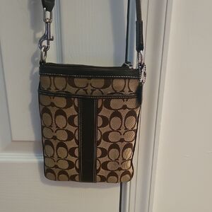 Coach Signature Brown Bag